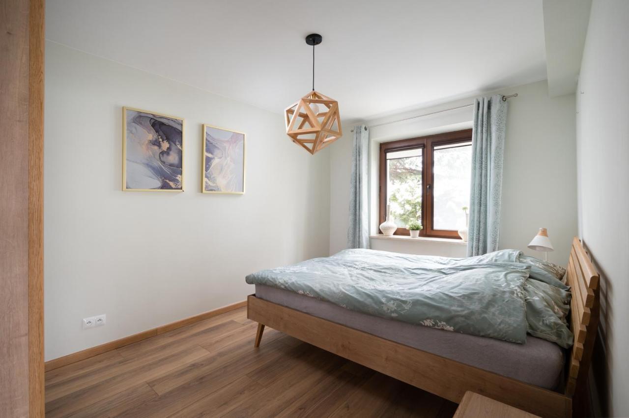 Ferienwohnung Apartament Albatros 75M Z Ogrodkiem Warschau Exterior foto