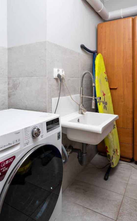 Ferienwohnung Apartament Albatros 75M Z Ogrodkiem Warschau Exterior foto